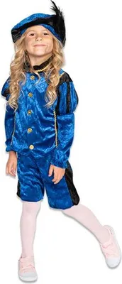 Obrázek produktu pro Pietenpak modročerný dětský kostým Sinterklaas polyester
