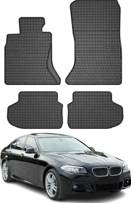 Produktbild von 2010-2013 BMW 5er Limo Touring F10 F11 Fußmatten Gummi Schwarz 4 tlg