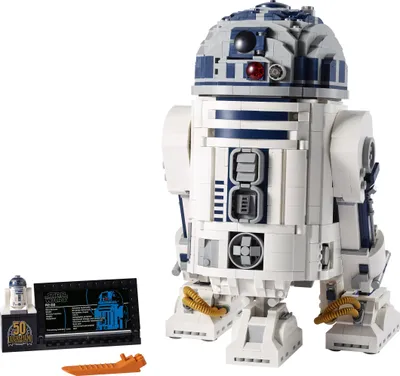 Produktbild von LEGO Star Wars R2-D2 Droiden-Set für Erwachsene, 2.413-teiliges Sammlermodell mit Luke Skywalkers Lichtschwert, Sammlerstück, Geschenk für Männer, Frauen, ihn oder sie 75308