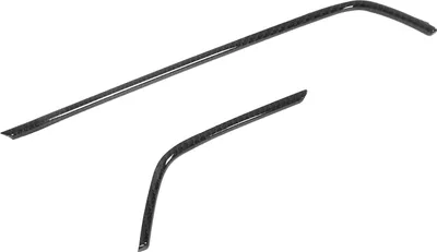 Imagen del producto de Panel interior de fibra de carbono de 2 piezas, cubierta para la salida de ventilación del aire acondicionado, repuesto para Honda Civic 2016-2020
