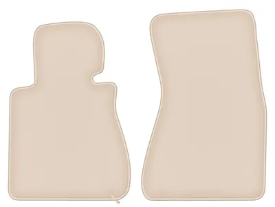 Produktbild von DURBAN Beige Velours-Fußmatten vorne für BMW 7 E65 Limousine (2001-2008)