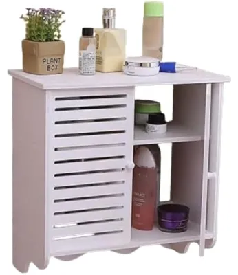 Produktbild von Aufbewahrungsschrank, Wandmontierter Organizer, Platzsparendes Design, WEISS
