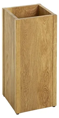 Productafbeelding van Regenschermstandaard van hout met een metalen opvangbak voor druppels