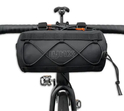 Produktbild von Lenkertasche Wildtrack wasserdicht kompakt mit verschweißtem Reißverschluss und zwei Seitentaschen für Bikepacking