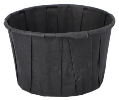 Produktbild von Dressingbecher, Papier 110 ml Ø 7 cm · 4,2 cm schwarz