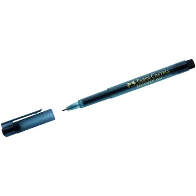 Produktbild von FABER-CASTELL Fineliner BROADPEN 1554 schwarz