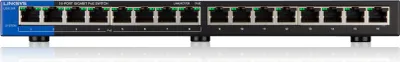 Produktbild von Linksys 16-Port Desktop Gigabit PoE Switch (LGS116P), Unmanaged, L2, Gigabit Ethernet (10/100/1000), Power over Ethernet (PoE)