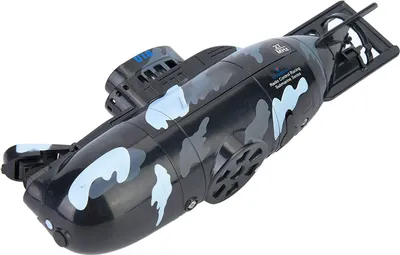 Obrázek produktu pro Mini simulace vojenského modelu ponorky na dálkové ovládání se 6 kanály (černá)