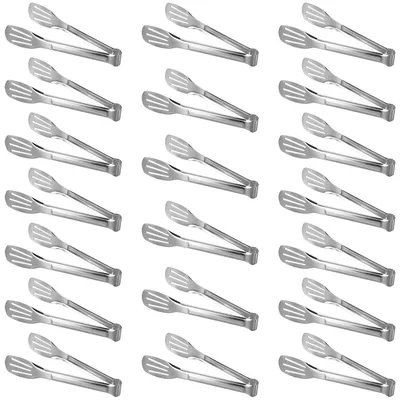Edelstahl-Küchenzange 20er Set, 18,5 cm, silber