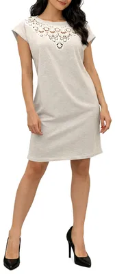 Produktbild von Diesel D-Teleri Dress Damen Kleid Sweatkleid Hellgrau