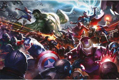 Produktbild von Marvel: Future Fight - Poster, Figuren PM4641 (Einheitsgröße) (Bunt)