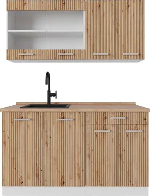 Obrázek produktu pro Jednotková kuchyně Vicco R-Line Řemeslný dub 140 cm , PD Dub, Model 48986