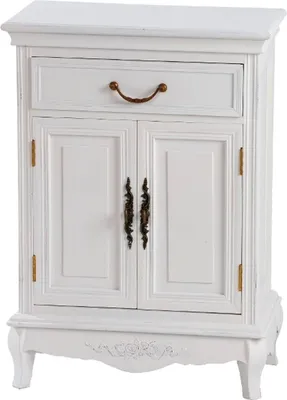 Produktbild von Casa Padrino Landhausstil Kommode Antik Weiß 53 x 30 x H. 75 cm - Shabby Chic Möbel