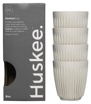 Kaffeetassen aus Kaffeeschalen 4er-Pack natur 237 ml