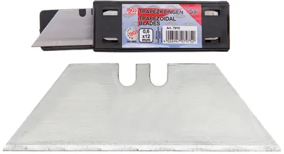 Produktbild von BGS 7975 Trapezklingen, 0,6 mmx12 mm, 5er Set