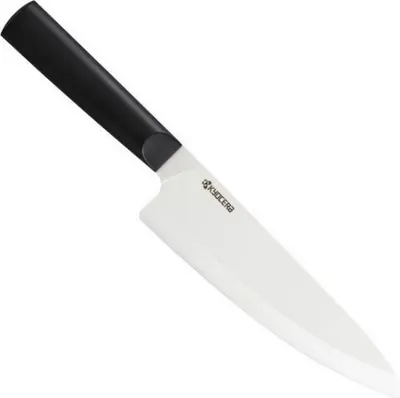 Immagine prodotto di Coltello da chef con lama in Vetroceramica nera da 18 cm Kyocera TK-180WH-BK