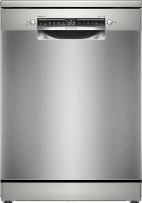 Produktbild von Bosch Serie 4 SMS4EMI06E Freistehender Geschirrspüler, Höhe 84,5 cm, Breite 60 cm, Silver Inox