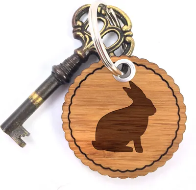 Produktbild von Mr. & Mrs. Panda Anhänger Hase - Geschenk, Holzanhänger, Schlüsselanhänger, Landhaus, Löwenzahn, Holz, Kaninchen, Haustier, Taschenanhänger, schlüssel, Ostern