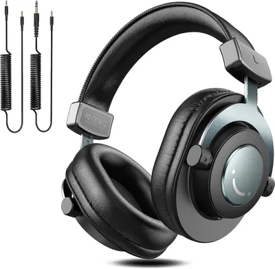 Produktbild von FIFINE Over Ear Kopfhörer mit Kabel Studio Kopfhörer DJ Headphones mit 6.35 & 3.5mm Klinke