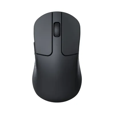 Produktbild von Keychron M3 Mini M3M-A4 Maus, Schwarz, Kabellos (2.4GHz, Bluetooth, USB), Optisch PixArt 3395 Sensor, 26000 DPI, 4000 Hz, Ultraleicht (55g), Ergonomisch, Gaming, ABS, PTFE, 600 mAh Akku, Huano 80M Mikro-Schalter, BxTxH: 65.3x119.9x38.9 mm, macOS & Windows, inkl. 4K-Empfänger