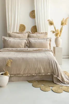 Produktbild von L'Essentiel Linge de Maison, Fiorella - Beige, Bettwäsche-Set, Bettwäsche-Set, 70 % BAUMWOLLE, 30 % POLYESTER, 240 x 260 cm