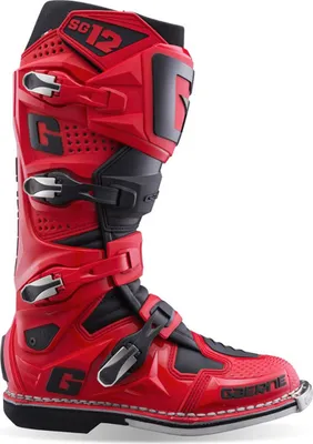 Produktbild von Gaerne SG-12 Motocross Stiefel, schwarz/rot, 48