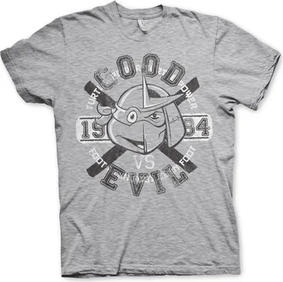 Produktbild von TMNT Good VS Evil T-Shirt - Medium - Heather-Grey