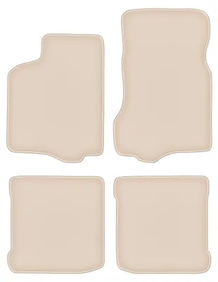 Produktbild von DURBAN Beige Velours-Fußmatten-Set für Seat Ibiza II Schrägheck (1993-2001)