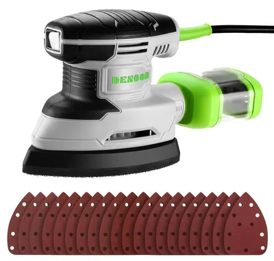 Productafbeelding van Schuurmachine - Muisschuurmachine - 180 W - 13.000 omw/min - Met 20 schuurbladen