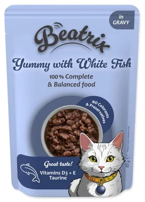 Imagen del producto de Kapsička Beatrix para adultos, sabor a pescado blanco, 85g