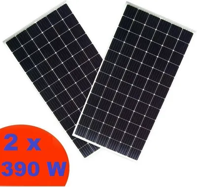 Produktbild von 2 x Solarpanel Solarmodul 390W Solarzelle 56422 Solar MONOkristallin Mono Modul
