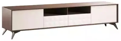 Produktbild von TV Schrank Moderner weißer Luxus Fernseher Ständer Kommode Wohnwand rtv
