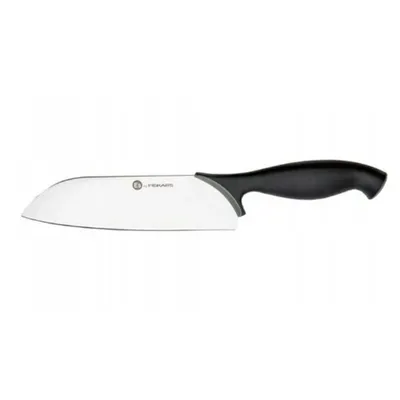 Produktbild von 18cm Fiskars Santoku Messer Asiatisch Kochmesser Softgriff Stahlklinge Fleisch Fisch Gemüse