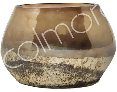 Zdjęcie produktu dla Wazon DUNE, 14x12x9 cm, kolor: antyczny dym