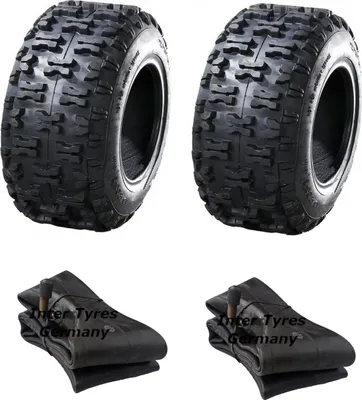 Produktbild von 2x Schlauch + 2x 13x5.00-6 P5016 Rasenreifen , Reifengröße 13 x 5.00-6 13x5-6 13 x5-6 Reifen für Schneeräumer Rasentraktor Aufsitzmäher