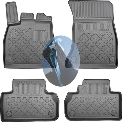 Produktbild von Z521833 TPE-Gummifußmatten kompatibel mit  Audi Q5  2 FY Facelift Steilheck Geländewagen SUV 5-türer 2020-