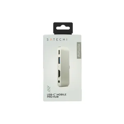 Produktbild von Satechi ST-TCMPHS, USB 3.2 Gen 1 (3.1 Gen 1) Type-C, Silber, 3.5mm, HDMI, USB 3.2 Gen 1 (3.1 Gen 1) Type-A, USB 3.2 Gen 1 (3.1 Gen 1) Type-C, Aluminium, USB, 18 g
