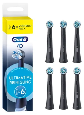 Obrázek produktu pro Oral-B iO Ultimative Reinigung, 6 kusů, Černá, 3 měsíc/ů, Oral-B, iO, Závěsný obal