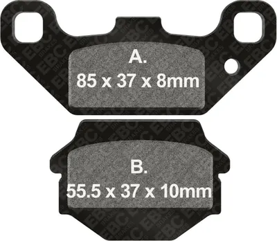 Immagine prodotto di Pastiglie freno EBC Standard FA128TT