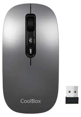 Produktbild von CoolBox W02, Beidhändig, Optisch, RF Wireless + Bluetooth, 1600 DPI, Weiß