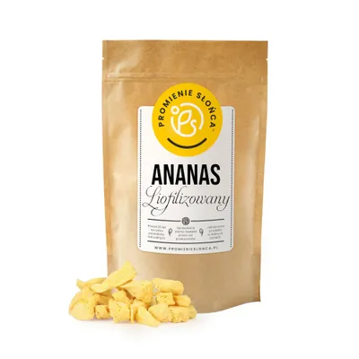 Zdjęcie produktu dla Ananas Liofilizowany 30 g