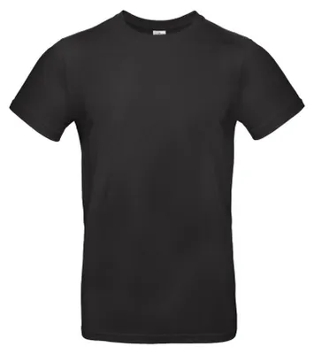 Image de T-shirt homme B&C #E190 Tee FK134 (M) (noir)