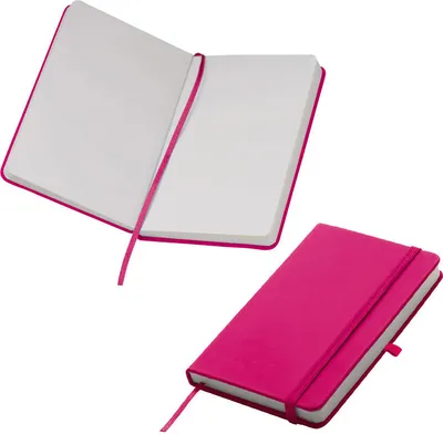 Produktbild von Notizbuch / DIN A6 / 160 S. / blanko / samtweiches PolyurethanHardcover / Farbe: pink