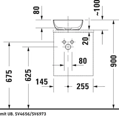Produktbild von DURAVIT SV4656LBDHH0000 Sivida WTU 400x440x325mm, Tür 1 L