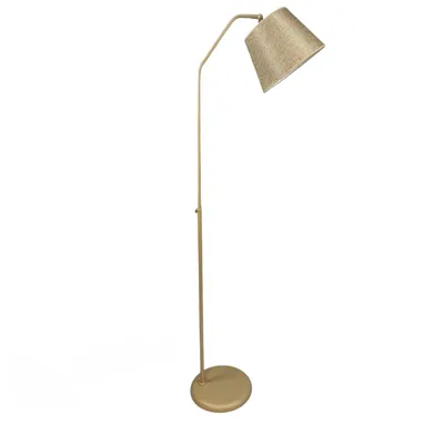 Produktbild von Cotella Dunkelbeige Modern Dekorative Metall und Stoff Stehlampe