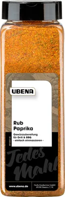Immagine prodotto di Ubena Rub Preparato per spezie alla paprika dal sapore eccezionale 550 g