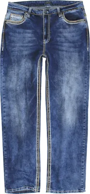 Produktbild von Lavecchia Herren Comfort Fit Jeans LV-503 (Stoneblau, 56/32)