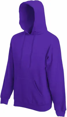 Produktbild von Fruit of the Loom - Classic Hooded Sweat - Purple - L