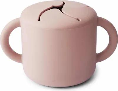 Obrázek produktu pro Mushie Silikonový pohárek na snack Blush