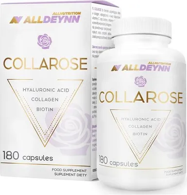 Produktbild von ALLDEYNN Collarose Collagen Capsules with Hyaluronic Acid, Biotin and Vitamin C Anti Aging Skin Treatment Hair Supplements for Women 180 Capsules